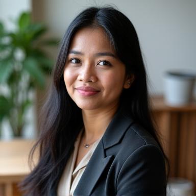 Professional headshot of editor Siti Aminah.